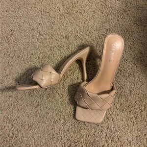 Women’s Nude Heeled Sandals